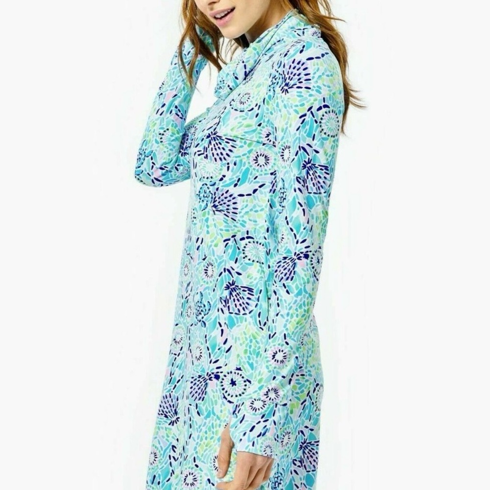 Lilly Pulitzer Size X-Large, Lilshield Spf 50 Meryl Chillylilly - Picture 4 of 4
